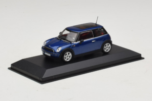 Mini Cooper Blau Minichamps 1:43 MINI009 Metall – Bild 2 von 5