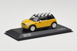 MINI One R50 Gelb Minichamps 1:43 431138104 Metall – Bild 4 von 5