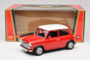 Mini Cooper Rot Bburago 1:18 3379 Metall – Bild 8 von 8