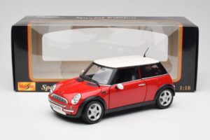 Mini Cooper R50 Rot Maisto 1:18 31619 Metall – Bild 2 von 8