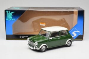 Mini Cooper S British Racing Grün & Old English Weiss Solido 1:18 8021 Metall – Bild 8 von 8