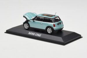 Mini One R50 Hellgrün Mit Hellgrünem Dach Minichamps 1:43 MINI003 Metall – Bild 3 von 4
