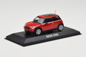 Mini One R50 Rot Mit Rotem Dach Minichamps 1:43 MINI001 Metall – Bild 2 von 5