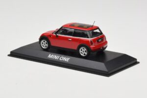 Mini One R50 Rot Mit Rotem Dach Minichamps 1:43 MINI001 Metall – Bild 3 von 5