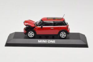 Mini One R50 Rot Mit Rotem Dach Minichamps 1:43 MINI001 Metall – Bild 5 von 5