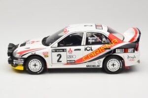 Mitsubishi Carisma GT Group N2 R. Burns / R. Reid RAC Rally 1997 Weiss Otto 1:18 OT1192 Resin – Bild 3 von 6