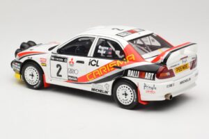 Mitsubishi Carisma GT Group N2 R. Burns / R. Reid RAC Rally 1997 Weiss Otto 1:18 OT1192 Resin – Bild 5 von 6