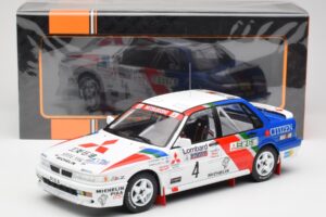 Mitsubishi Galant VR-4 #4 A. Vatanen RAC Rally 1990 IXO 1:18 18RMC192B Metall – Bild 6 von 6