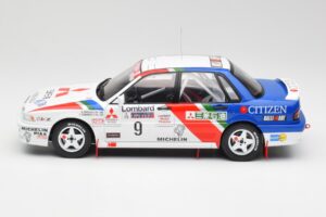 Mitsubishi Galant VR-4 #9 K. Eriksson / S. Parmander RAC Rally 1990 IXO 1:18 18RMC192A Metall – Bild 3 von 6