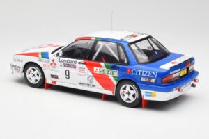 Mitsubishi Galant VR-4 #9 K. Eriksson / S. Parmander RAC Rally 1990 IXO 1:18 18RMC192A Metall – Bild 5 von 6
