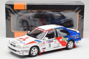 Mitsubishi Galant VR-4 #9 K. Eriksson / S. Parmander RAC Rally 1990 IXO 1:18 18RMC192A Metall – Bild 6 von 6