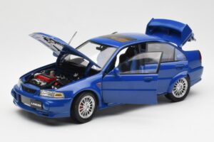 Mitsubishi Lancer EVO VI Blau RHD AUTOart 1:18 77151 Metall – Bild 2 von 8