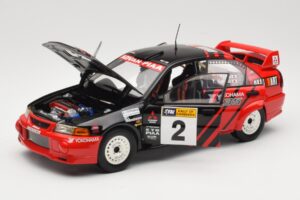 Mitsubishi Lancer Evolution VI #2 Y. Kataoka / S. Hayashi Winner Rally Canberra 1999 AUTOart 1:18 89942 Metall – Bild 2 von 8