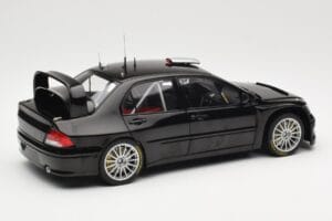Mitsubishi Lancer Evolution WRC Plain Body Schwarz AUTOart 1:18 80528 Metall – Bild 3 von 8