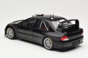 Mitsubishi Lancer Evolution WRC Plain Body Schwarz AUTOart 1:18 80528 Metall – Bild 7 von 8