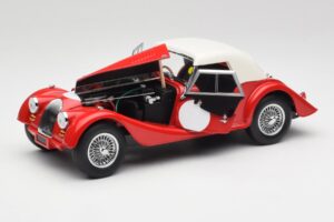 Morgan 4/4 Plus Competition Hardtop Rot Kyosho 1:18 08114R Metall – Bild 2 von 8