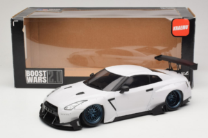 Nissan GT-R R35 Boost Wars 2 Weiss Jp Kraemo 1:18 KRAEMO001 Metall – Bild 7 von 7