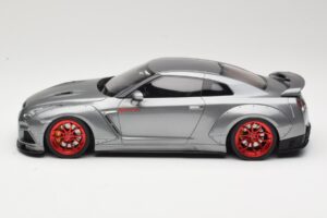 Nissan GT-R R35 Prior Design Grau GT Spirit 1:18 GT243 Resin – Bild 3 von 6
