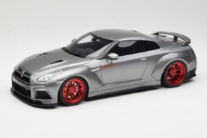 Nissan GT-R R35 Prior Design Grau GT Spirit 1:18 GT243 Resin