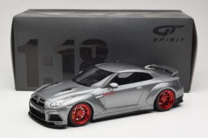 Nissan GT-R R35 Prior Design Grau GT Spirit 1:18 GT243 Resin – Bild 6 von 6