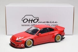 Nissan Silvia S15 Rocket Bunny Burning Red Otto 1:18 OT1115 Resin – Bild 6 von 6