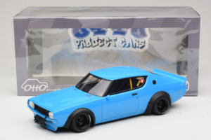 Nissan Skyline 2000 GT-R KPGC110 LB Works Blau Otto 1:18 OT1210 Resin – Bild 2 von 6