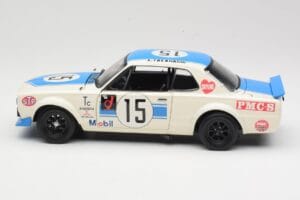 Nissan Skyline 2000GT-R KPGC10 #15 K. Takahashi Nissan Works JTCC 1972 Kyosho 1:18 08122B Metall – Bild 4 von 8