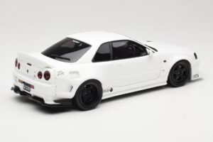Nissan Skyline GT-R BNR34 by KRC Pearl White Otto 1:18 OT1135 Resin – Bild 2 von 6