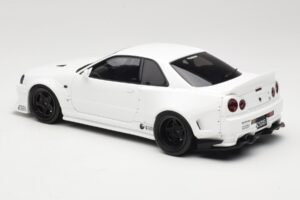 Nissan Skyline GT-R BNR34 by KRC Pearl White Otto 1:18 OT1135 Resin – Bild 5 von 6