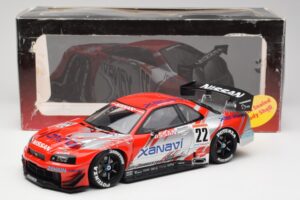 Nissan Skyline GT-R #22 M. Krumm / S. Motoyama Xanavi Nismo JGTC 2002 AUTOart 1:18 80277 Metall – Bild 6 von 6