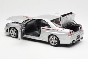 Nissan Skyline GT-R R33 R-Tune Silber AUTOart 1:18 77326 Metall – Bild 5 von 8