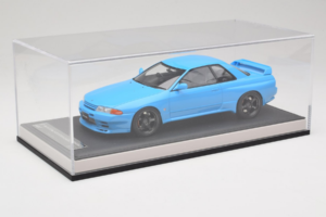 Nissan Skyline GT-R R32 Customized Version Blau MotorHelix 1:18 MH029CB Resin – Bild 6 von 7