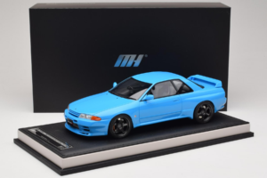 Nissan Skyline GT-R R32 Customized Version Blau MotorHelix 1:18 MH029CB Resin – Bild 7 von 7