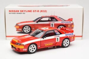 Nissan Skyline GT-R R32 #1 J. Richards / M. Skaife Bathurst 1000 Winner 1992 AUTOart 1:18 89279 Metall – Bild 8 von 8