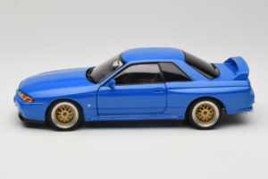 Nissan Skyline GT-R R32 V-Spec II Tuned Blau AUTOart 1:18 77415 Metall – Bild 4 von 8