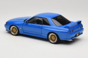 Nissan Skyline GT-R R32 V-Spec II Tuned Blau AUTOart 1:18 77415 Metall – Bild 7 von 8
