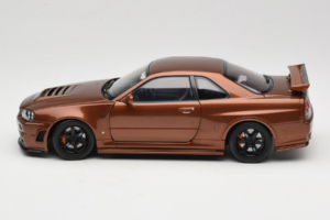 Nissan Skyline GT-R R34 Customized Metallic Bronze MotorHelix 1:18 M83414 Metall – Bild 4 von 8