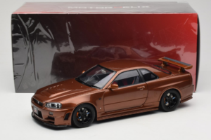 Nissan Skyline GT-R R34 Customized Metallic Bronze MotorHelix 1:18 M83414 Metall – Bild 8 von 8