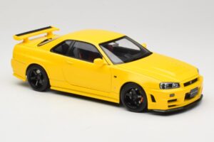 Nissan Skyline GT-R R34 Customized Version Gelb MotorHelix 1:18 M83412 Metall – Bild 6 von 8