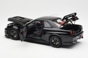Nissan Skyline GT-R R34 NISMO Z-Tune Schwarz AUTOart 1:18 77355 Metall – Bild 5 von 8