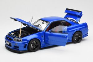 Nissan Skyline GT-R R34 NISMO Z-Tune Bayside Blau AUTOart 1:18 77354 Komposit – Bild 2 von 8