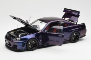 Nissan Skyline GT-R R34 NISMO Z-Tune Midnight Lila III AUTOart 1:18 77464 Komposit – Bild 2 von 8