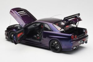 Nissan Skyline GT-R R34 NISMO Z-Tune Midnight Lila III AUTOart 1:18 77464 Komposit – Bild 5 von 8