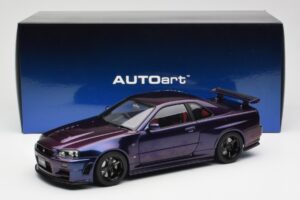 Nissan Skyline GT-R R34 NISMO Z-Tune Midnight Lila III AUTOart 1:18 77464 Komposit – Bild 8 von 8