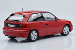Opel Astra F GSi Rot Norev 1:18 183672 Metall – Bild 2 von 6