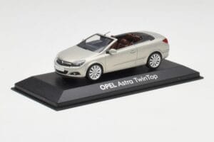 Opel Astra H Twin Top Silber Minichamps 1:43 403045633 Metall – Bild 2 von 4