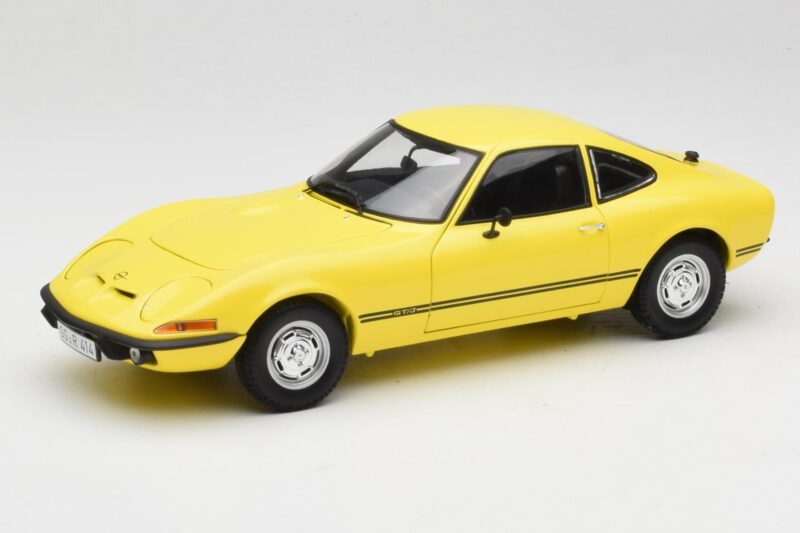 Opel GT/J Gelb Minichamps 1:18 180049021 Metall