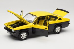 Opel Kadett C GT/E Gelb & Schwarz Minichamps 1:18 180045521 Metall – Bild 2 von 8