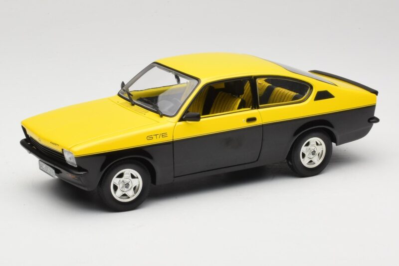 Opel Kadett C GT/E Gelb & Schwarz Minichamps 1:18 180045521 Metall
