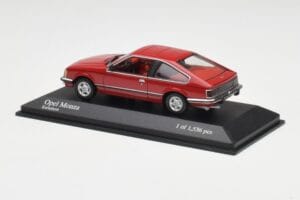 Opel Monza A Rot Minichamps 1:43 400045121 Metall – Bild 3 von 4